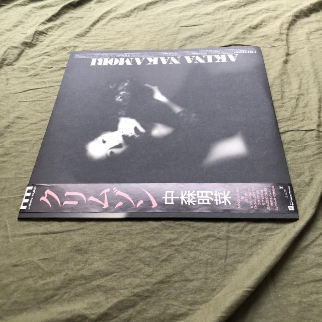 美盤 美ジャケ 1986年 中森明菜 LPレコード クリムゾン Crimson 名盤