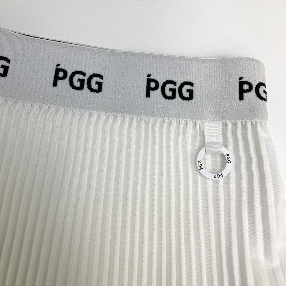 新品未使用 PGG ゴルフ プリーツスカート ホワイト サイズ：00 PGG PEARLY GATES パーリーゲイツ プリーツスカート