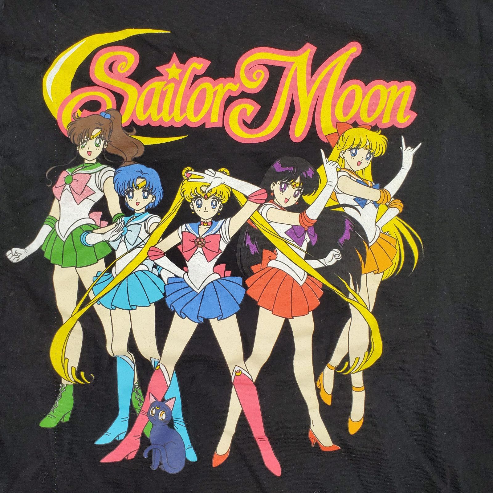 美少女戦士セーラームーン アニメTシャツ XLサイズ ブラック