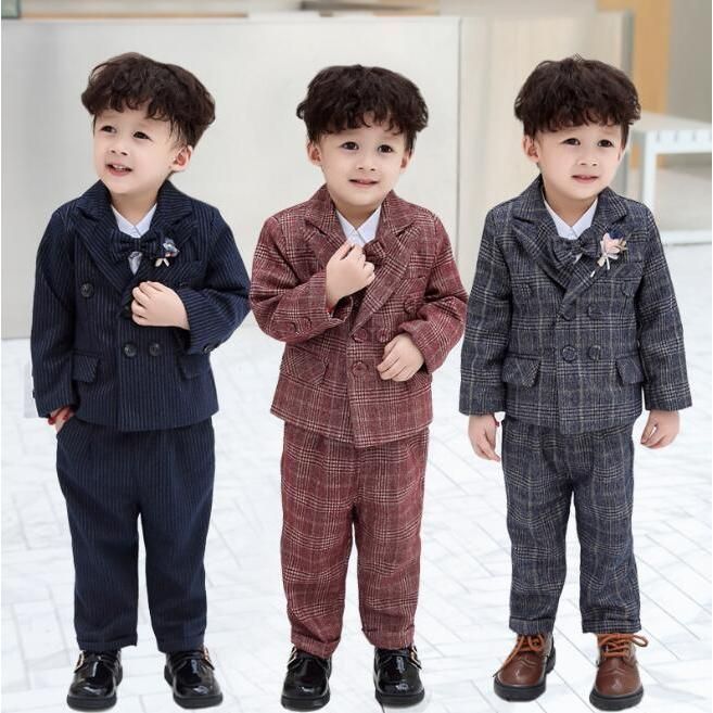 子供スーツ キッズ フォーマル 男の子スーツ チェック柄 入学式 入園スーツ こどもスーツ 卒業式 スーツ 発表会 結婚式スーツ 3点セット ジャケット zz11271495ed4e