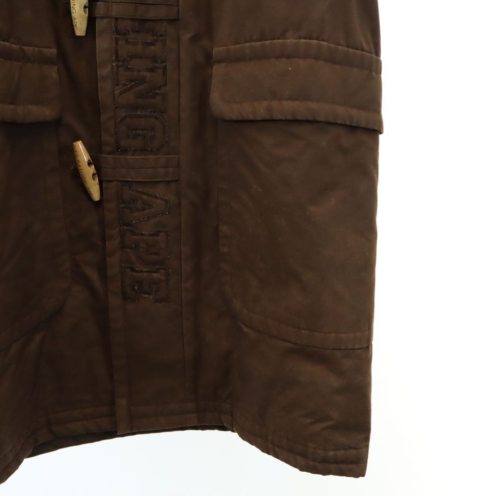 アベイシングエイプ 日本製 ダッフルコート S ブラウン系 A BATHING