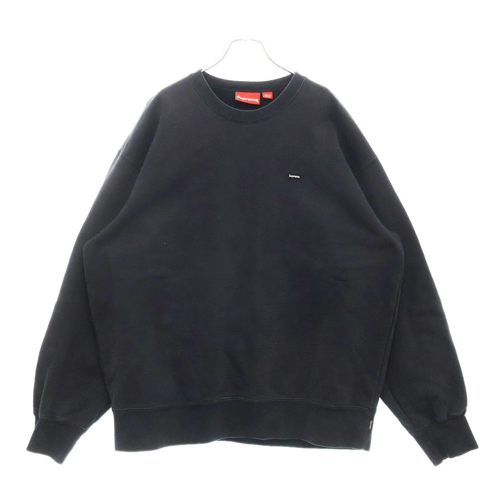 SUPREME (シュプリーム) 24SS small box crewneck スモール ボックス ロゴ クルーネック スウェット ブラック