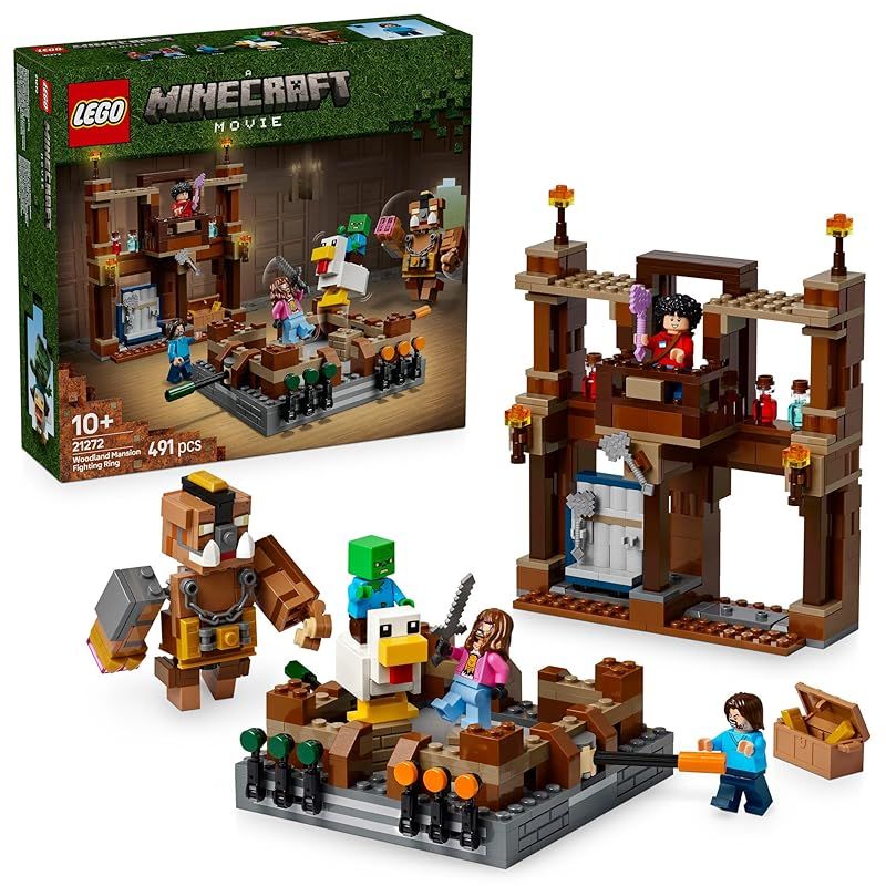 レゴ LEGO マインクラフト 森の洋館 闘技場の部屋 おもちゃ 玩具 誕生日 プレゼント ブロック 男の子 女の子 子供 10歳 11歳 12歳 小学生 マイクラ Minecraft グッズ ゲーム 0