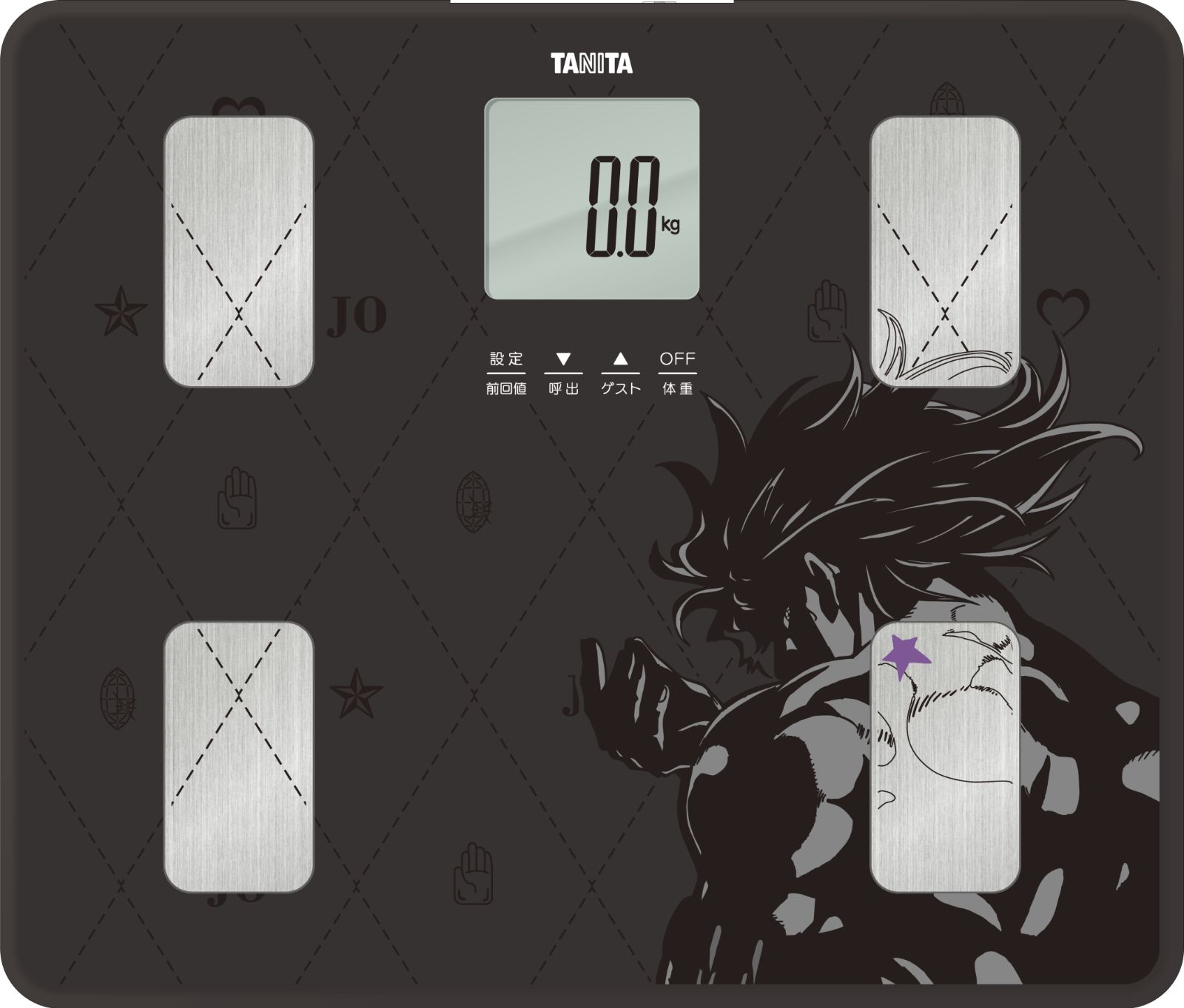 タニタ ジョジョの奇妙な冒険 音声体組成計 BC-203 タニタ ジョジョの奇妙な冒険 スターダストクルセイダーズ インナー