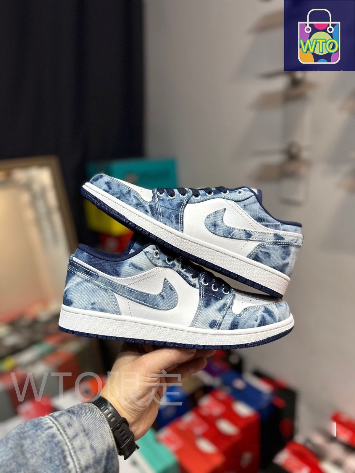 のん出品　air jordan 1 LOW ALTデニム Nike Air Jordan 1 Low 