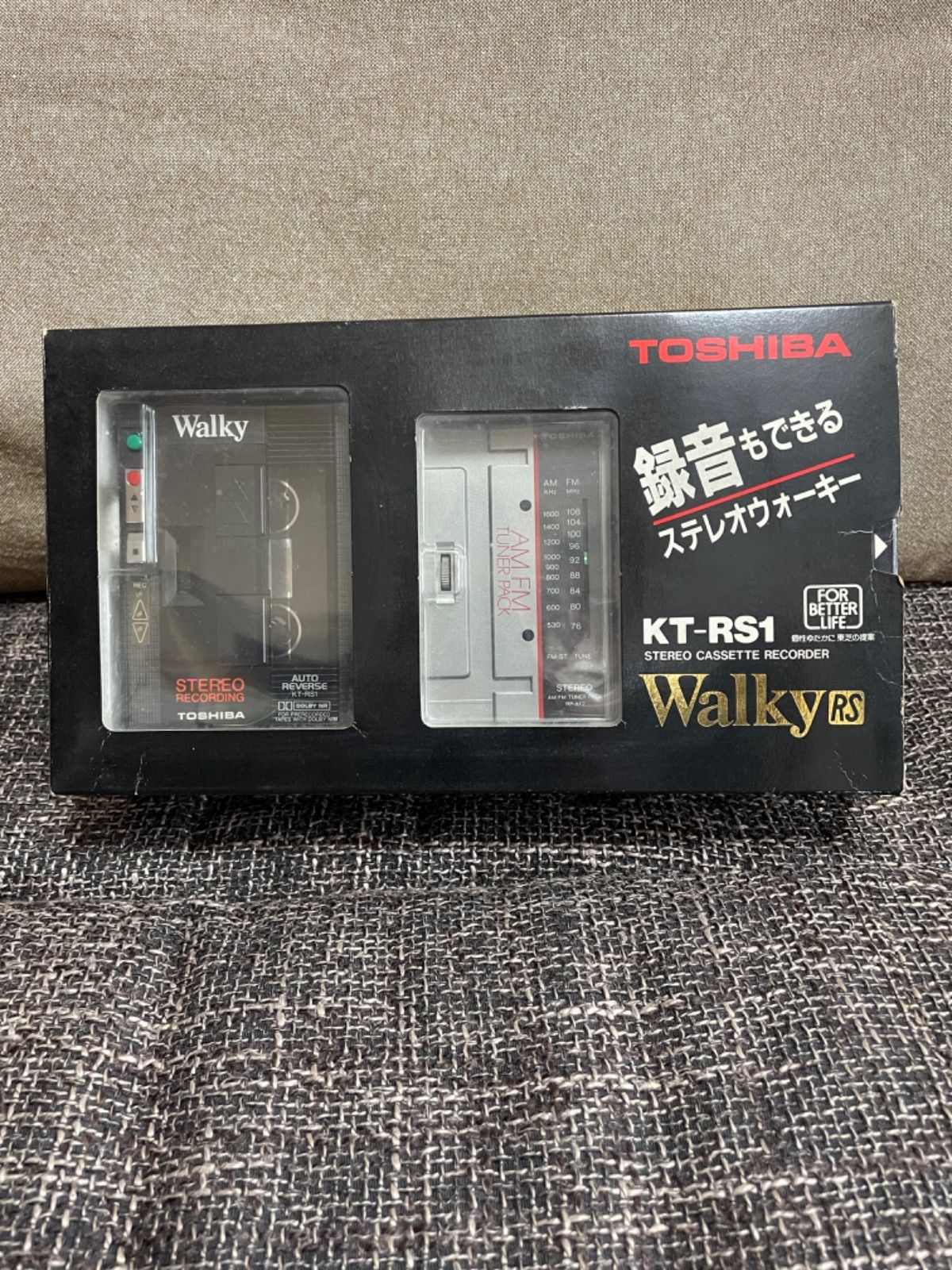 希少 TOSHIBA 東芝 KT-RS1 カセットレコーダー Walky RS ステレオ 
