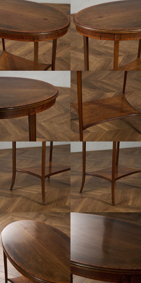 イギリス アンティーク 家具 サイドテーブル オケージョナル 英国 6354d