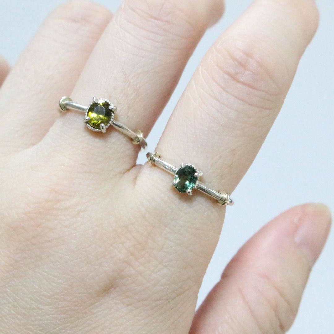 青のインクが滴る深緑色のモンタナサファイアK10小ワッカシルバーリング10.5号 青のインクが滴る深緑色のモンタナサファイアK10小ワッカシルバー