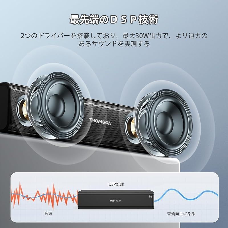 THOMSON カラオケセット 拡声器 ワイヤレスマイク2本付き PAセット Bluetooth5.0 ワイヤスステレオ対応 家庭用 USB再生 ポータブルスピーカー 屋外 スピーチスピーカー USB-C充電式ワイヤレスマイク 小型 ホームカラオケKTV 0