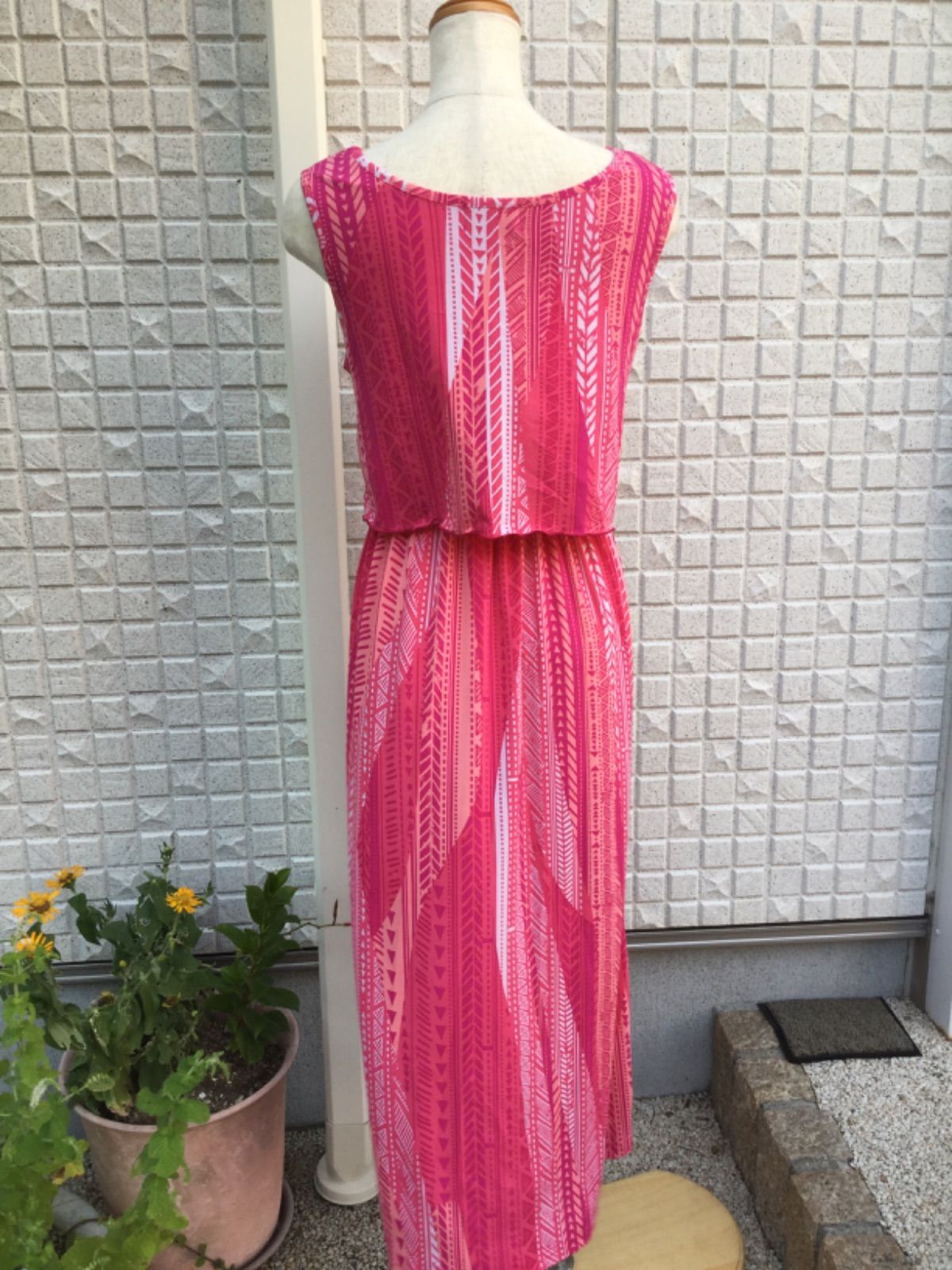 【LAHAINAMOON】Aラインワンピース_lahaina-0004-palapalai-pink