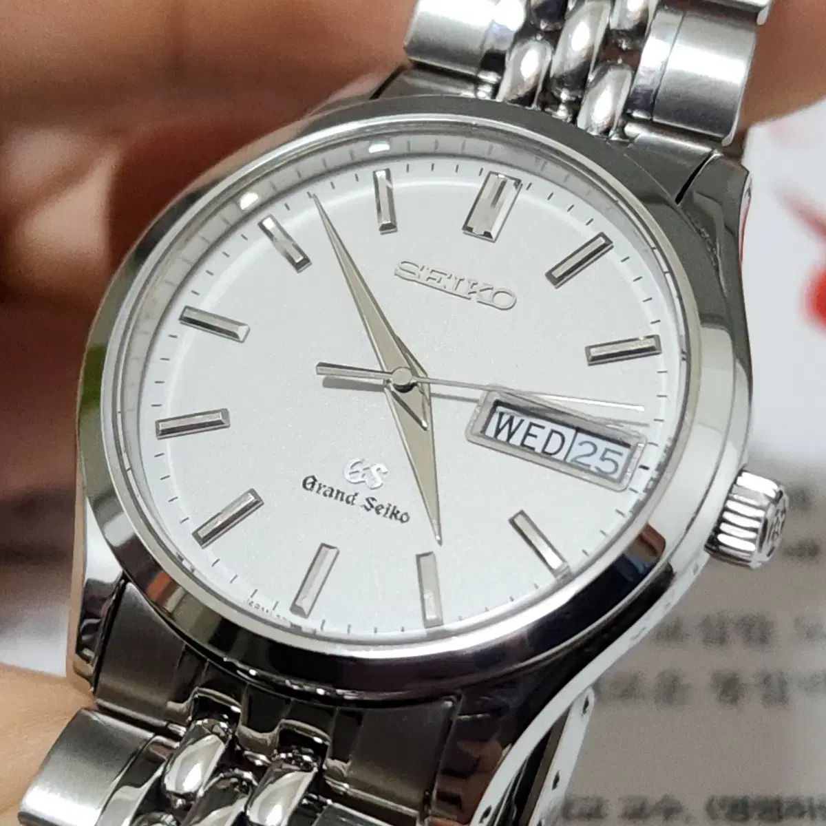 グランド セイコー 超精密クオーツ 米粒ベゼル SBGT001 メンズ 時計