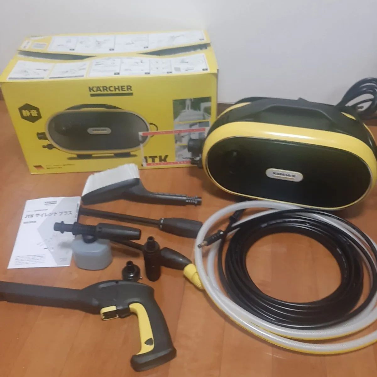 KARCHER ケルヒャー JTK サイレント プラス 美品 大掃除 KARCHER ケルヒャー JTK サイレント 高圧洗浄機