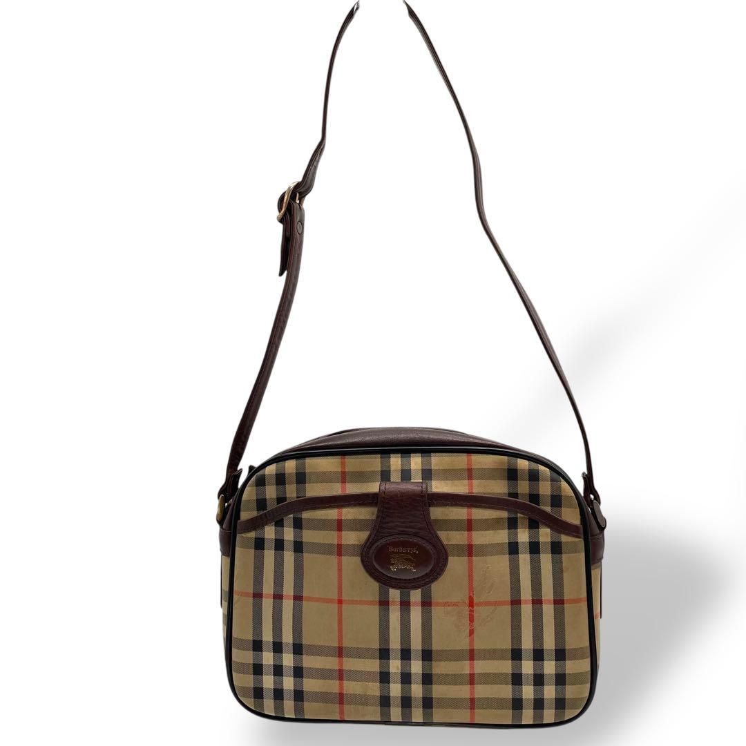 Burberry バーバリー ショルダーバッグ ノバチェック シャドー