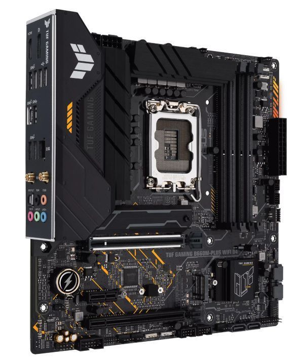 ASUS TUF GAMING B660M-PLUS WIFI D4 LGA 1700 (Intel 12th u0026 13th Gen) MicroATX Motherboard