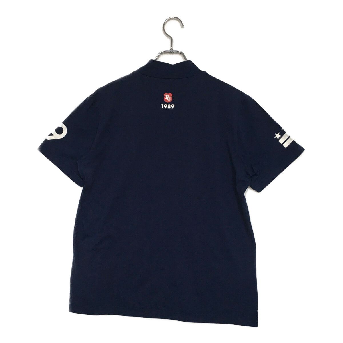 中古 メンズ パーリーゲイツ PEARLY GATES 半袖シャツ 5(L) 紺