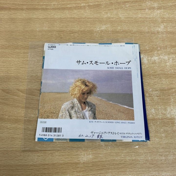 ○01)【同梱不可】【見本盤】Virginia Astley/Some Small Hope