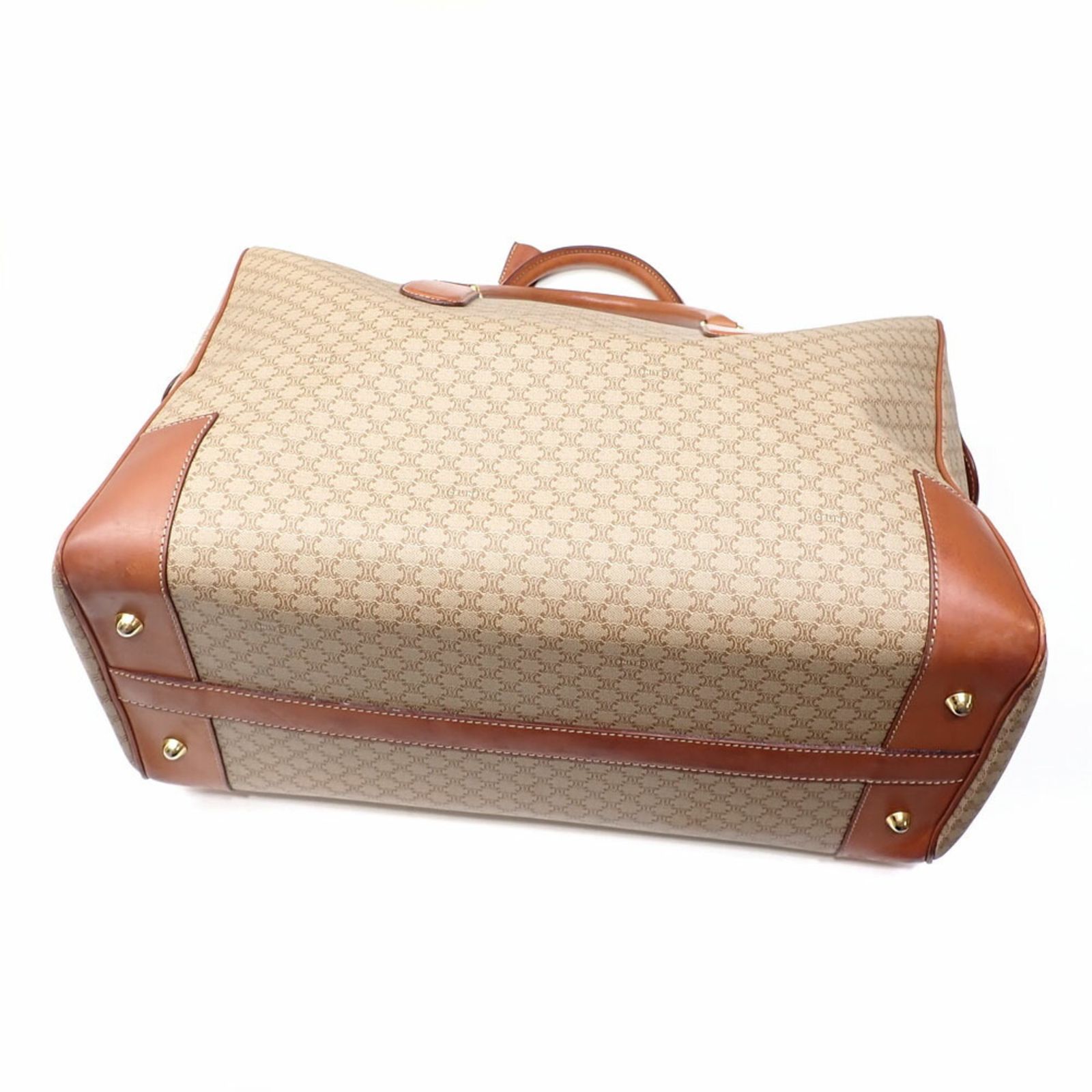 CELINE ボストンバッグレザー　男女兼用 CELINE(セリーヌ) / ボストンバッグ/レザー/BRW/総柄/M14 | 中古