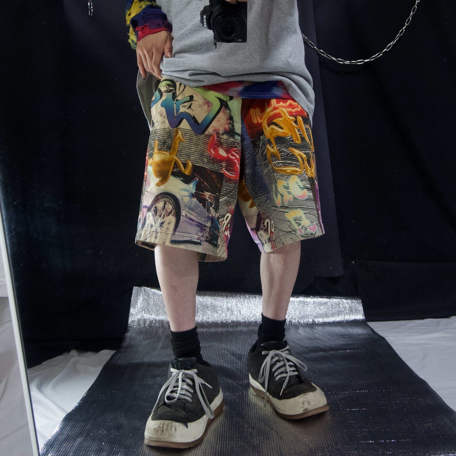 10s CASSETTE PLAYA UK made Full Graphics Shorts Pants 2010年代 