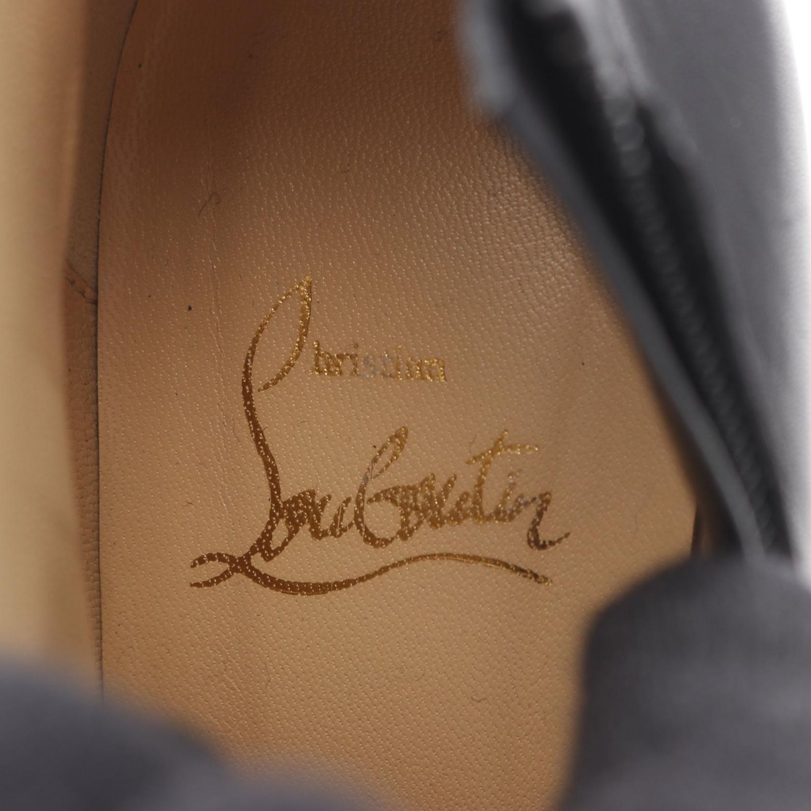 美品　クリスチャンルブタン　ブーティ　レースアップ　ショートブーツ　37 保存袋 Christian Louboutin(クリスチャンルブタン) ショートブーツ