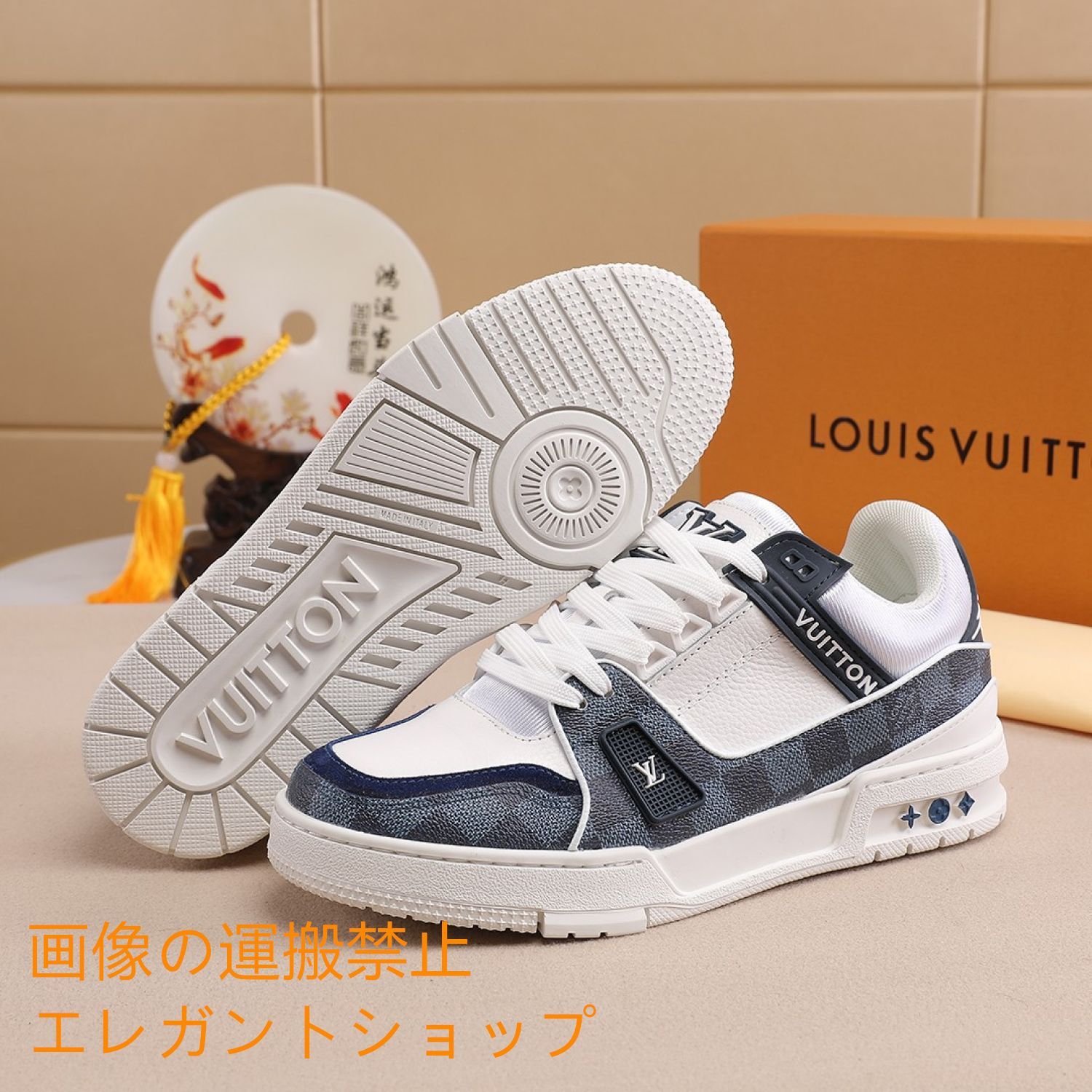 新品未使用 LOUIS VUITTONルイヴィトン Trainer LV メンズカジュアル 
