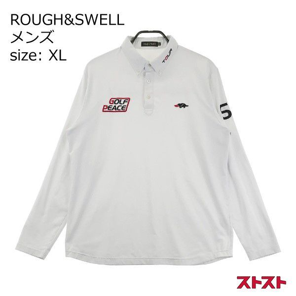 ROUGH&SWELL ラフアンドスウェル RSM-21218 長袖ポロシャツ ボタン  