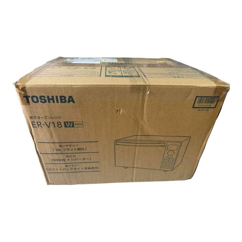 東芝 TOSHIBA ER-V18-W ホワイト オーブンレンジ 18L