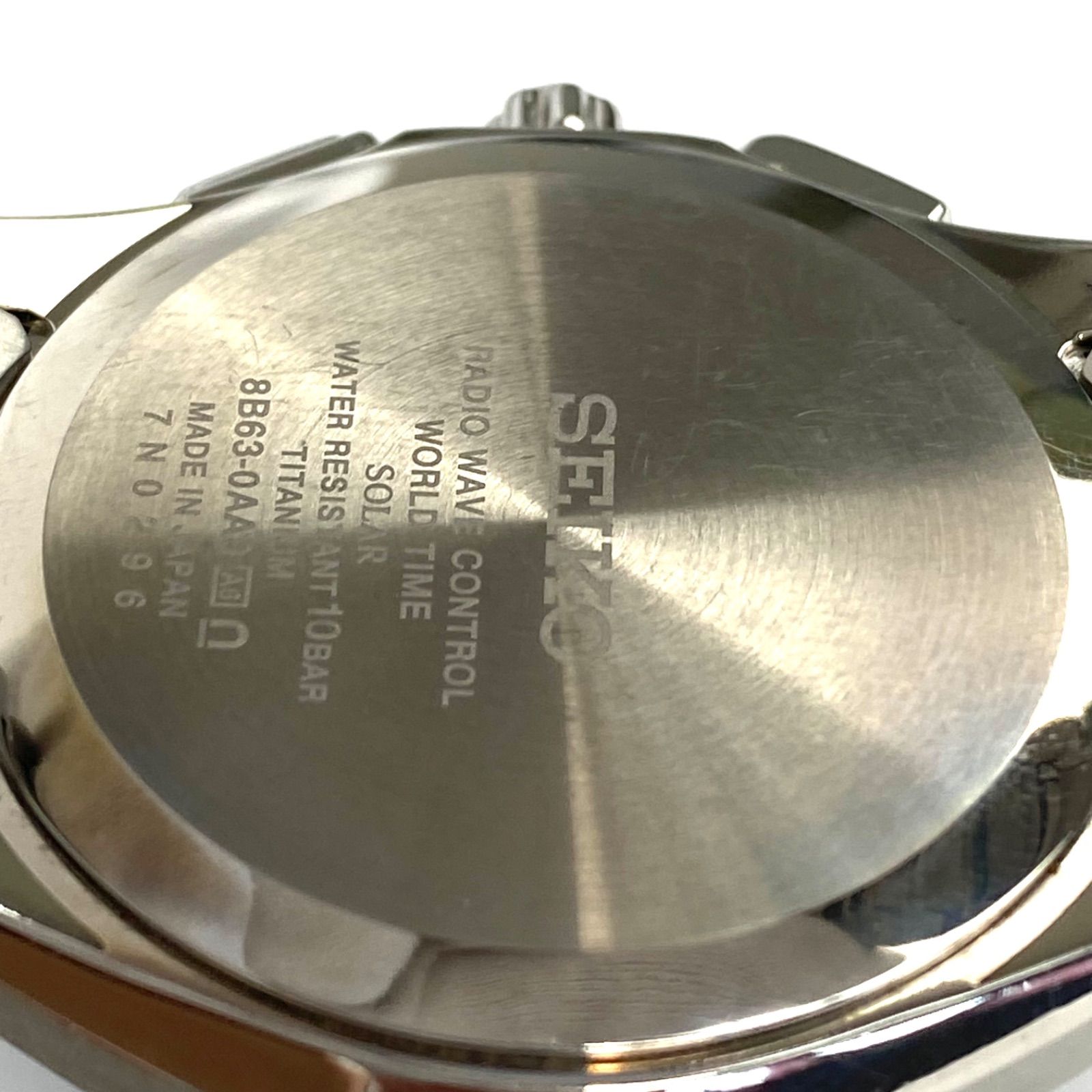 セイコー　ブライツ 電波ソーラーチタン 腕時計SAGA233　8B63-0AA0 SEIKO セイコー ブライツ フライトエキスパート 8B63-0AA0