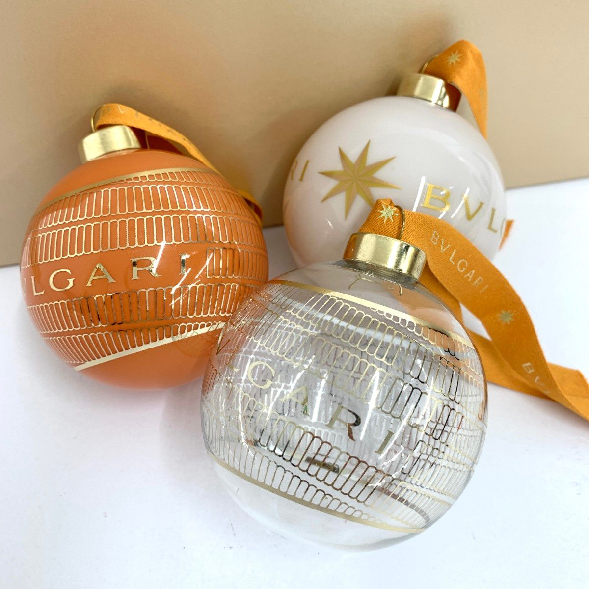 新品未使用 BVLGARI クリスマス オーナメント 3個セット BVLGARI