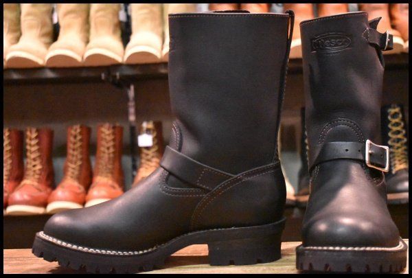 7.5EEE 美品 16年】WESCO ウエスコ カスタムボス ブラック 黒