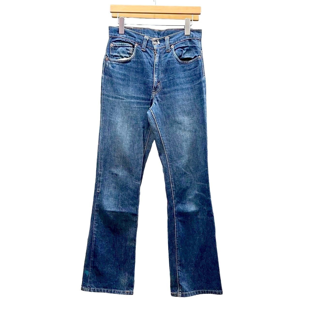 70s ビンテージ Levis 517 66シングル ブーツカット デニムパンツ W30 USA製 70年代 ヴィンテージ 66前期 リーバイス517  アメリカ製 - メルカリ