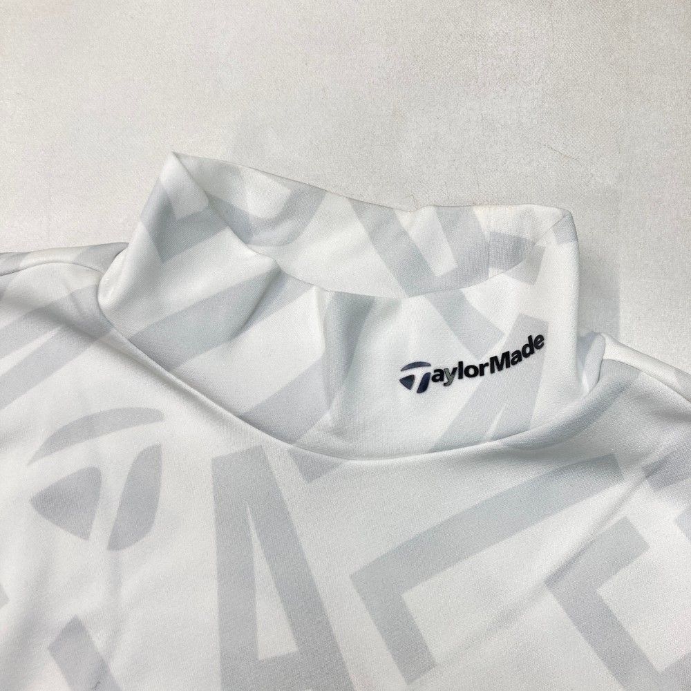 最新作 テーラーメイド モックネック 総柄 ハイネック ストレッチ