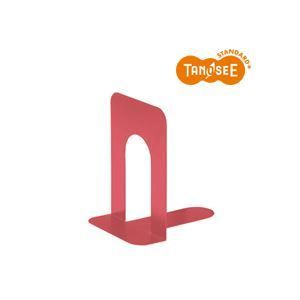 まとめ TANOSEE ブックエンド T型 特大 コーラルレッド 赤 20組