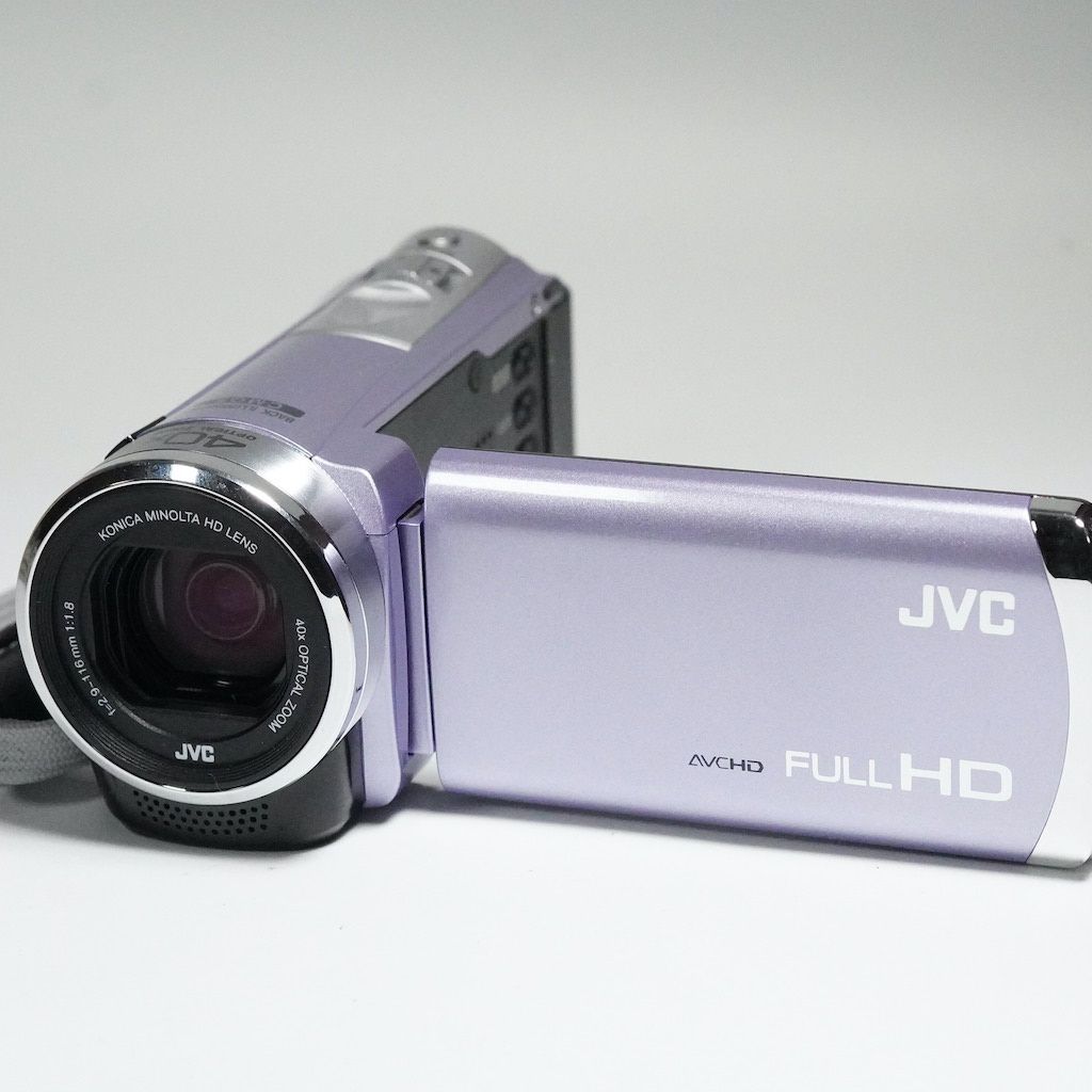 ビデオカメラ JVC Everio GZ-HM33-V JVC Everio GZ-HM33-V ビデオカメラ ほぼ新品