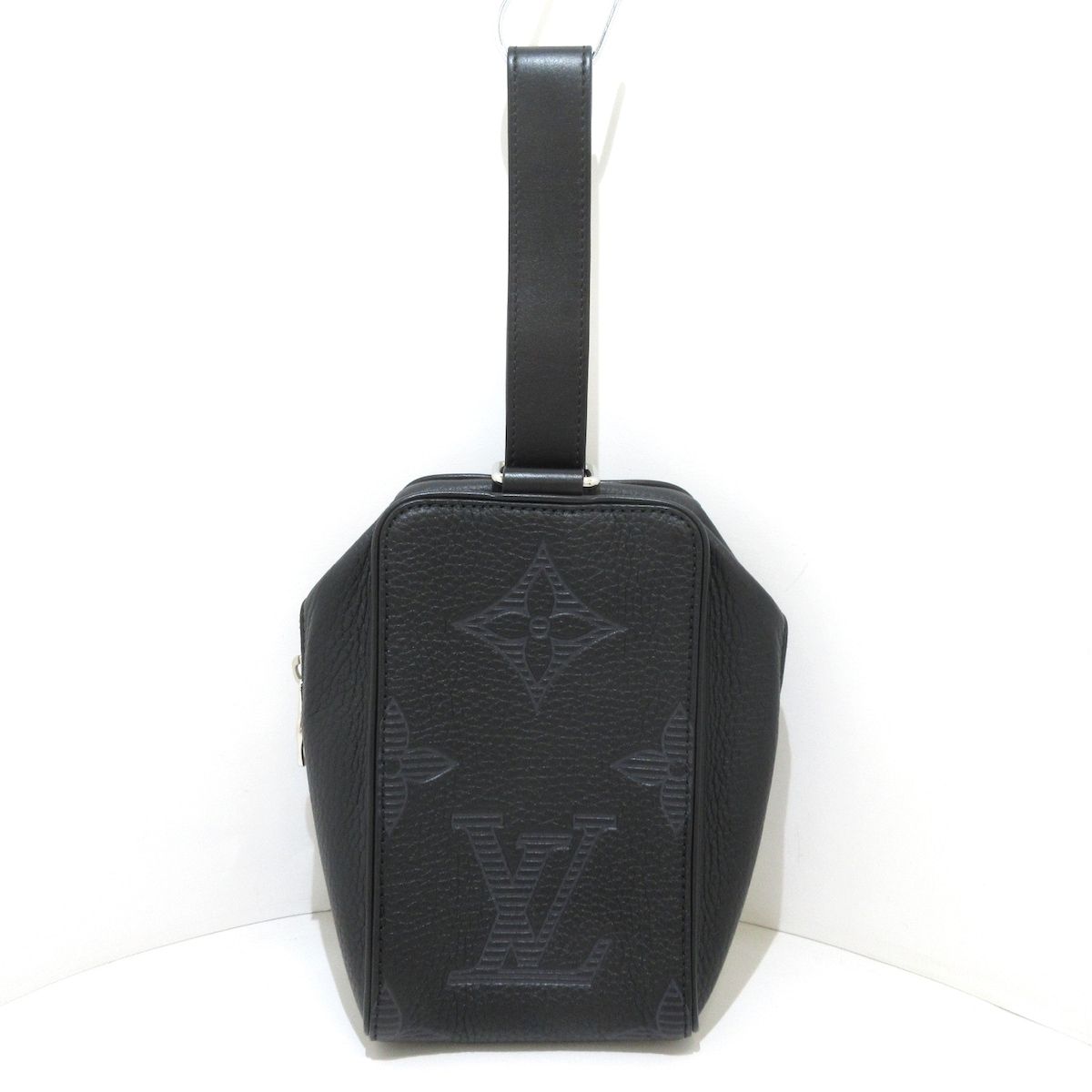LOUIS VUITTON ルイヴィトン ポーチ モノグラム シャドウ ヴァヴァンNV M57292 黒 レザー 牛革