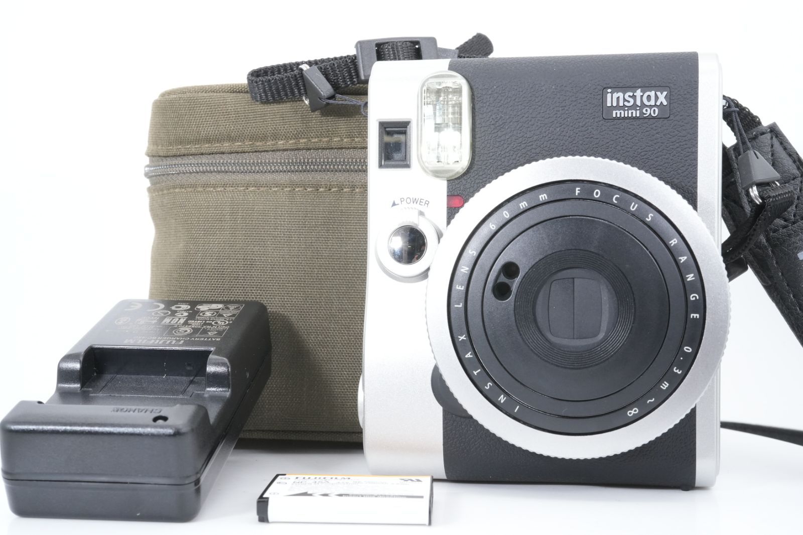 美品 富士フイルム instax mini 90 チェキ ネオクラシック（ブラック 