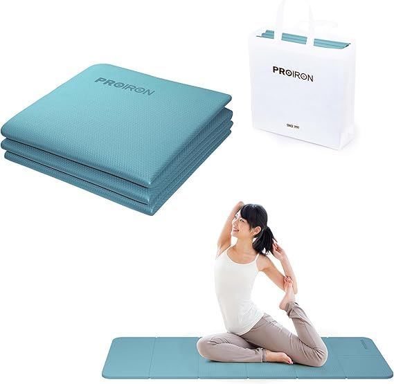 PROIRON ヨガマット 折りたたみ ストレッチマット 折畳み 6mm