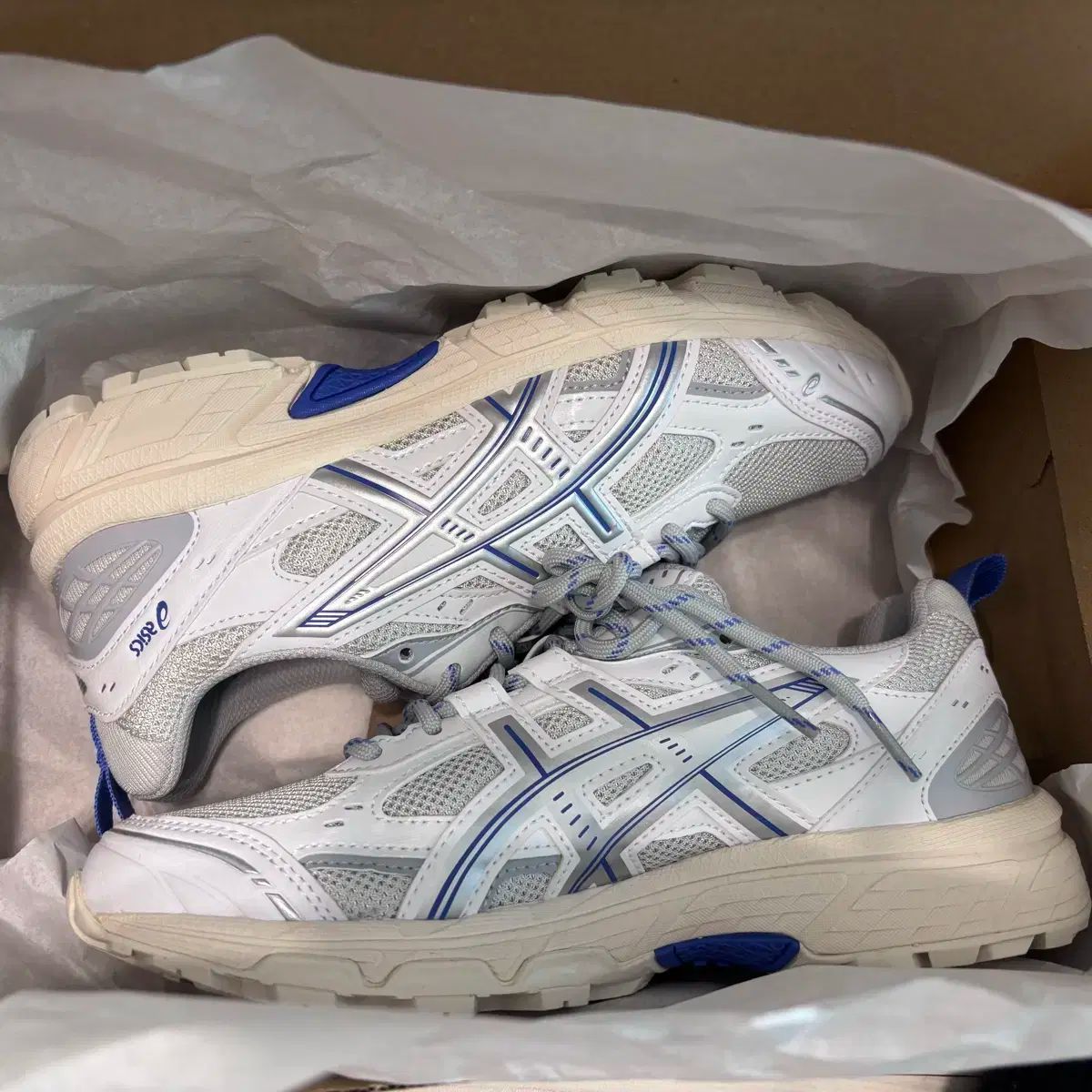 【雷市場（ポンジャン）商品韓国直送】 Asics(アシックス) ゼルヌノビキ 白 サファイア 230