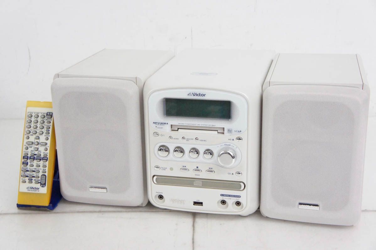 ★しげっち★Victor UX QM7 USBダビング対応 注文 【】C JVC Victorビクター マイクロコンポーネントMDメモリー