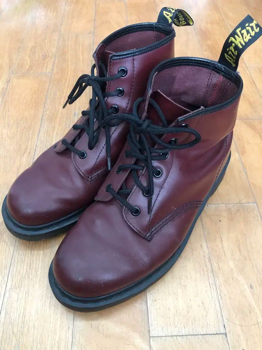 DR. MARTENS ドクターマーチン 10064 ウォーカーブーツ ブーツ 6 笏 チェリーレッド 270