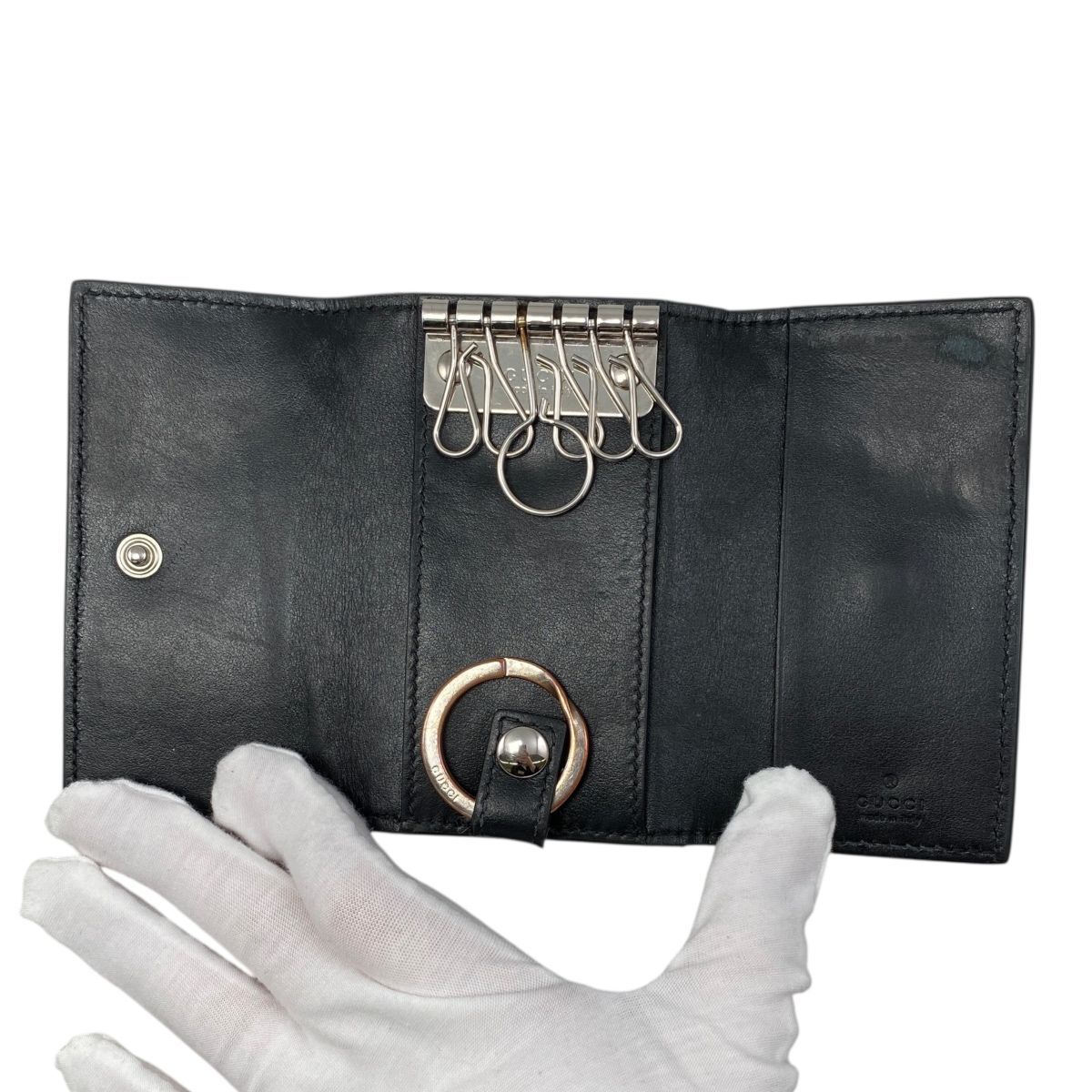 GUCCI グッチ キーケース ☆EM0553 GUCCI グッチ キーケース メンズ 625565 GGエンボス 6