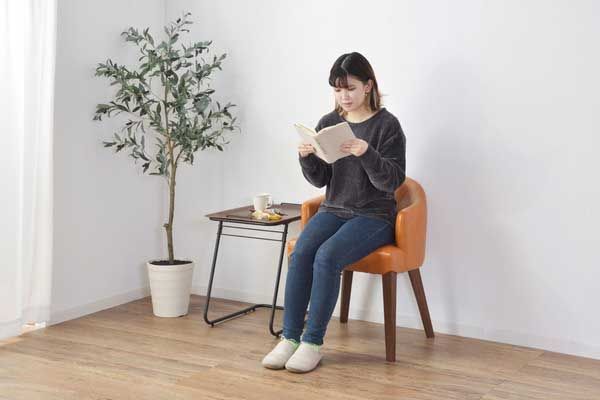 のダイニングソファチェア ウィービングベルト