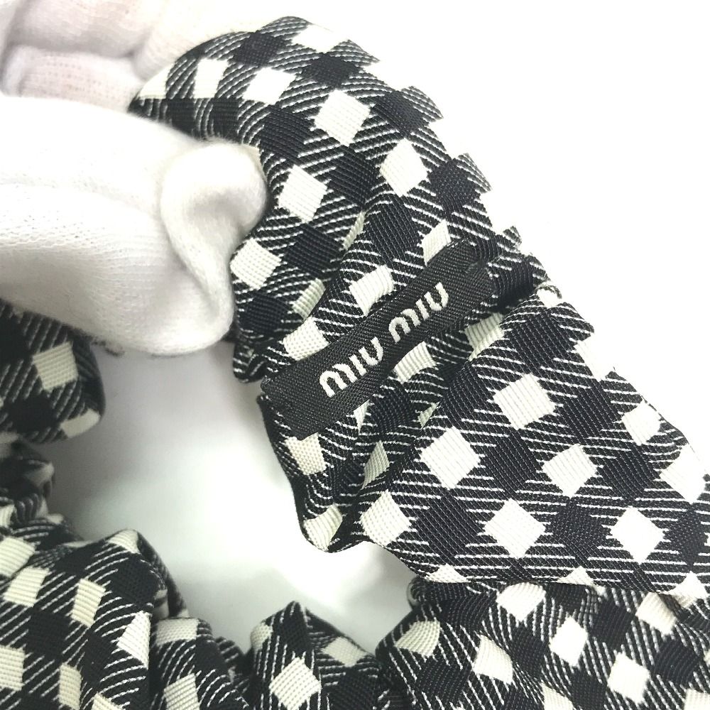 ☆MiuMiu☆ ツイード ウール シュシュ 5IF181 ミュウミュウ Miu Miu MIUMIU シュシュ 5IF181 068 ベルベット