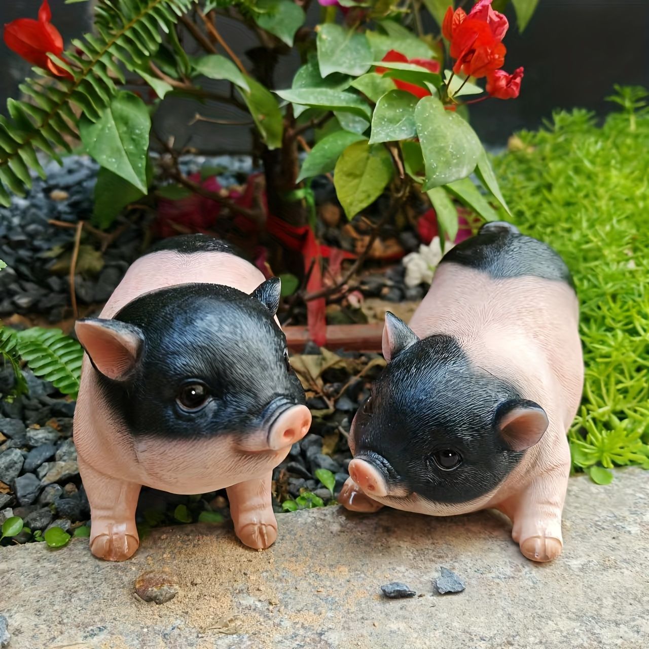 【美品】人形　ブタ　彫像　オブジェ　置物　インテリア　工芸品　美術品　A2630 楽天市場】可愛い、パトロールする警官豚（ブタ）彫像 彫刻