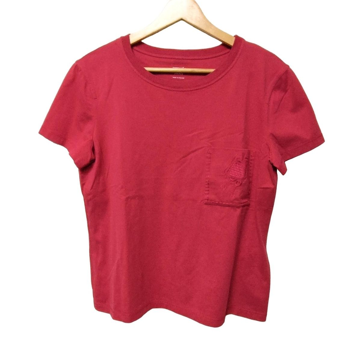 HERMES-PARIS ストライプ半袖Tシャツ　格安で　L 40 HERMES-PARIS ストライプ半袖Tシャツ 格安で L 40 - メルカリ