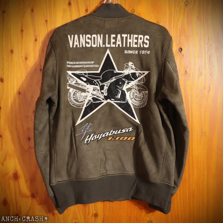 VANSON SUZUKI HAYABUSA ボンディング MA-1 SMV-2507 バンソン スズキ