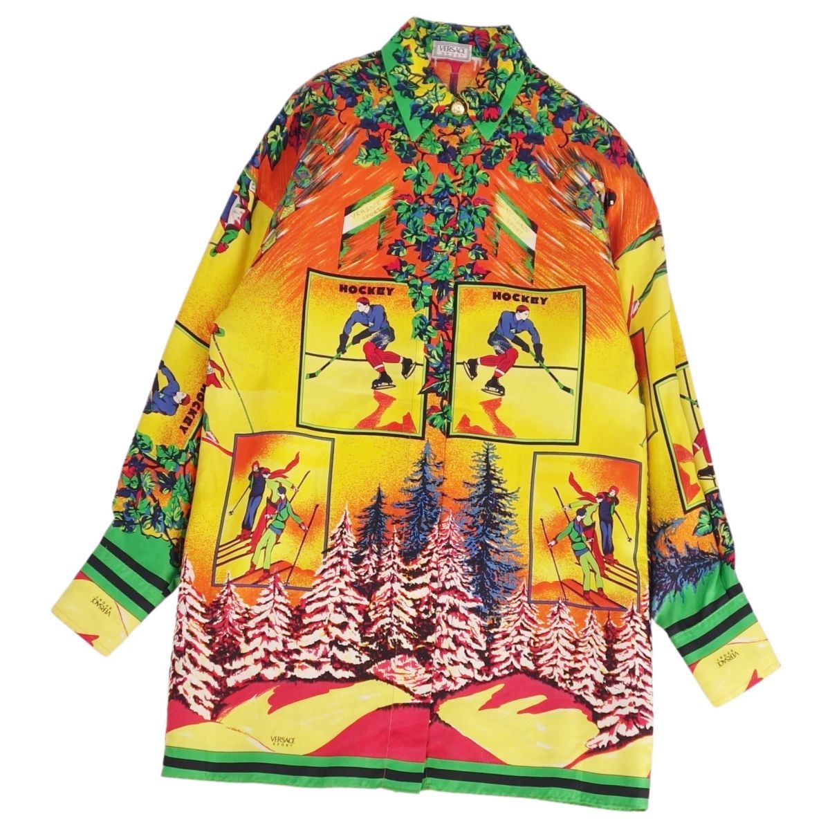 Vintage ヴェルサーチ VERSACE SPORT シャツ ブラウス ロン - メルカリ