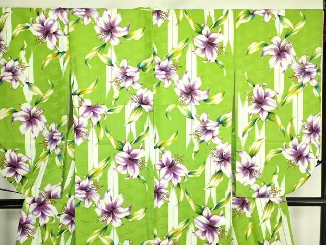 ユリ 洗える着物