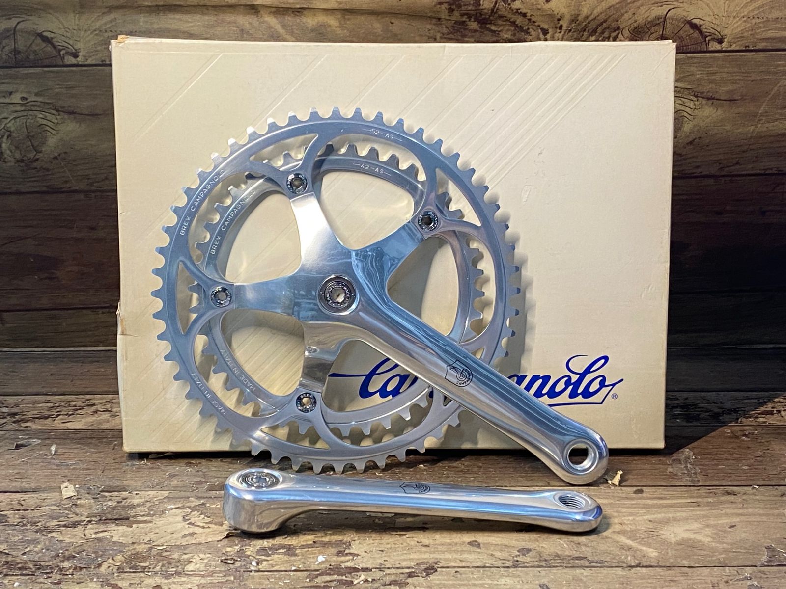 IB412 カンパニョーロ CAMPAGNOLO レコード C RECORD クランクセット 167.5mm 52/42T スクエアテーパー |  Shop at Mercari from Japan! | Buyee