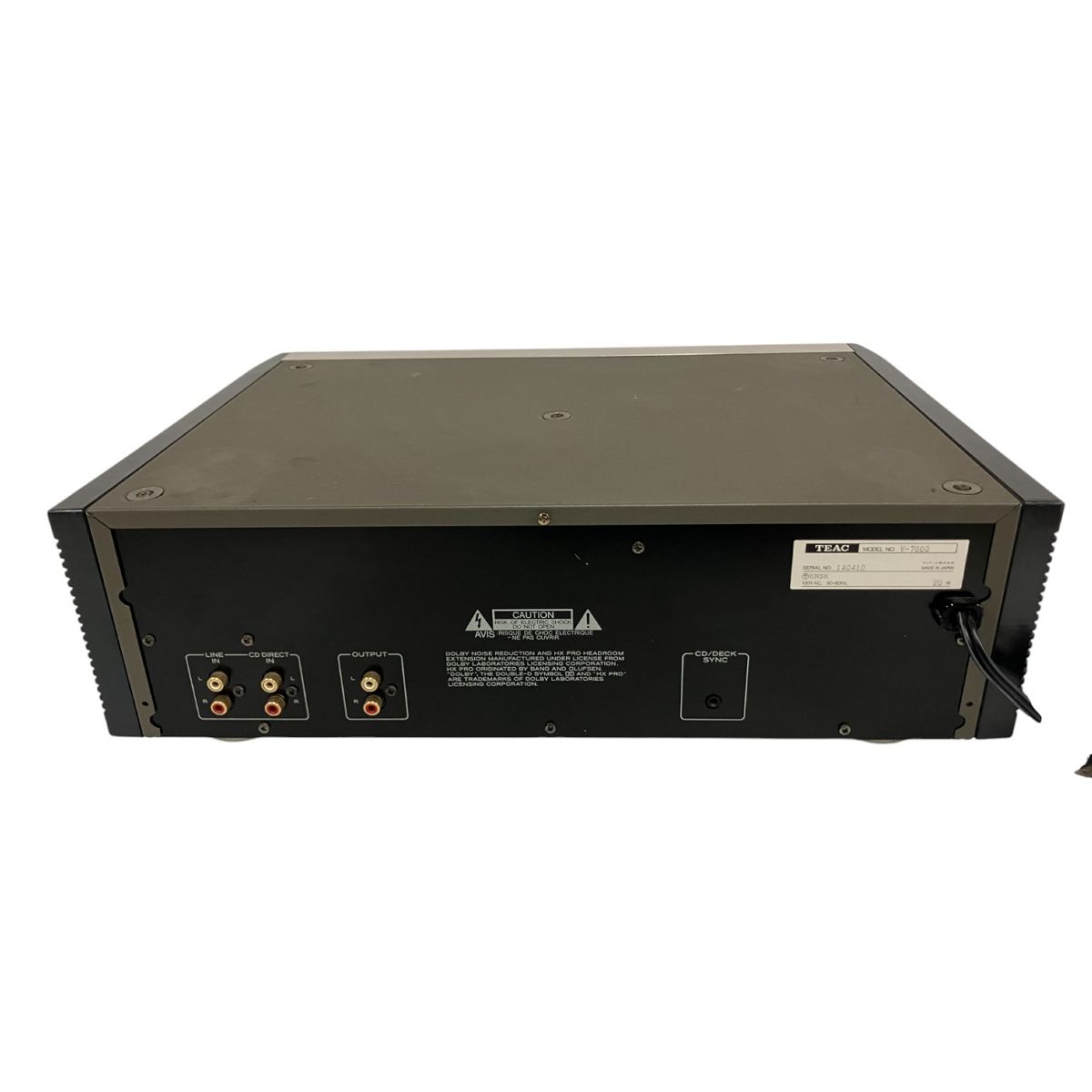 TEAC V-7000 カセットデッキ ティアック テープデッキ 音響機材