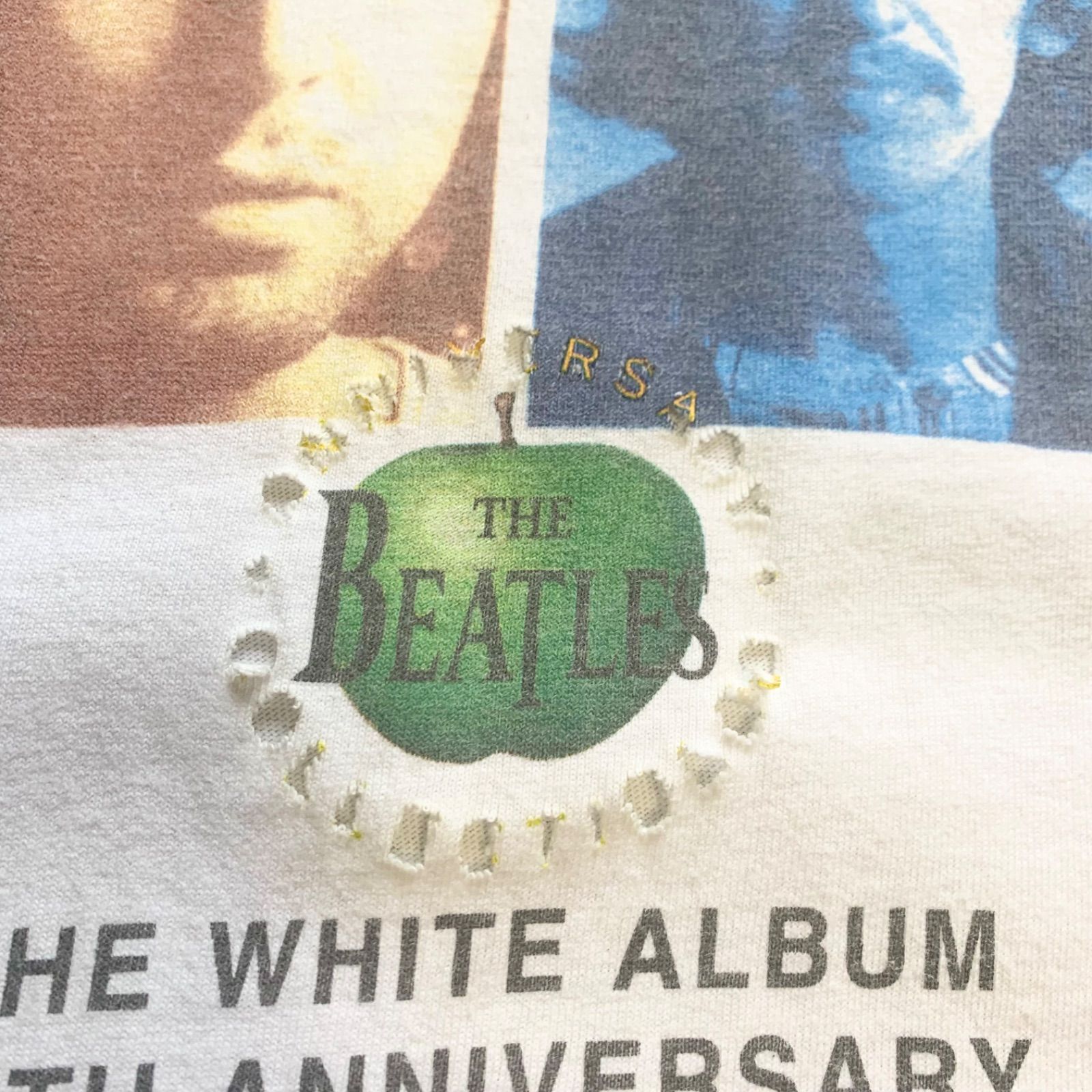 90s THE BEATLES USA製 White album Tシャツ L 90's THE BEATLES 